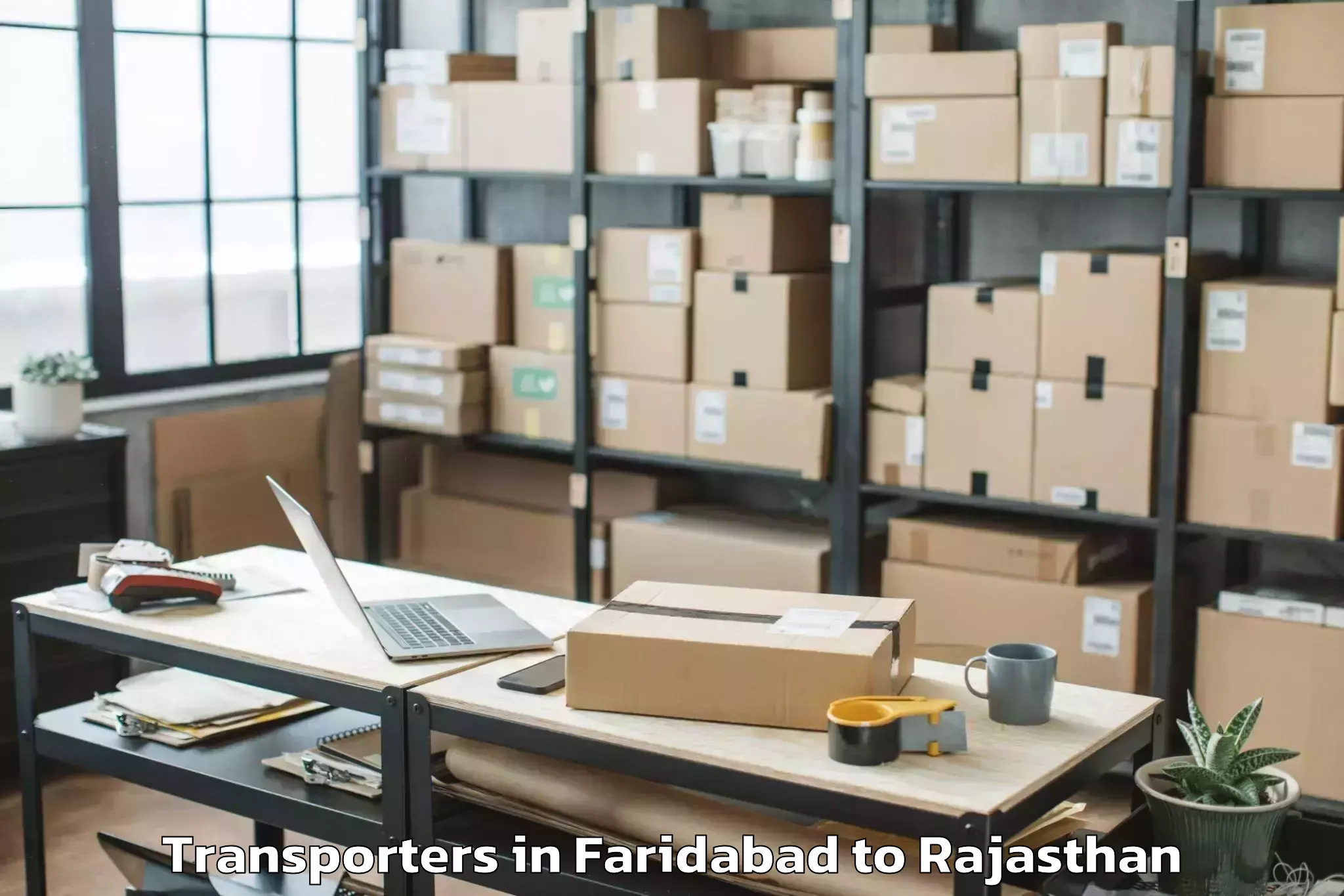 Easy Faridabad to Nokha Transporters Booking